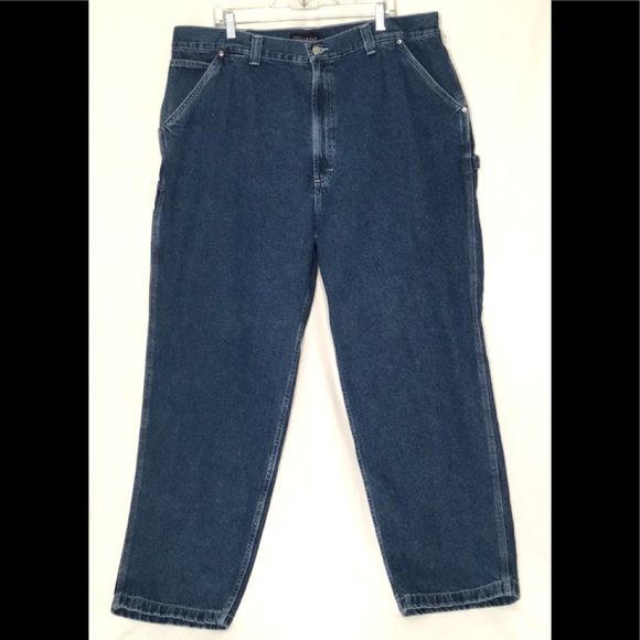 Harbor Bay Mens Carpenter Jeans - Picture 1 of 8